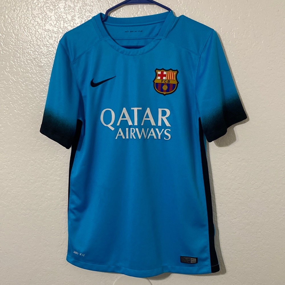 Blue 15/16 FC Barcelona shirt